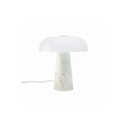 DFTP by Nordlux Bordslampa Glossy Marmor och Glas Vit | 220mm - Passande för 1x E14