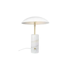 DFTP by Nordlux Bordslampa Mademoiselles Marmor och Metall Vit | Passande för 1x GU10