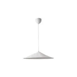 DFTP by Nordlux Hill 55 Pendellampa Textil och Metall Vit | 550mm - Passande för 3x E14