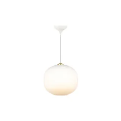 DFTP by Nordlux Navone 20 Pendellampa Glas och Metall Vit | Passande för E27