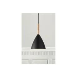 DFTP by Nordlux Pure 20 Pendellampa Metall och Trä Svart | Passande för E27