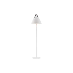 DFTP by Nordlux Strap Golvlampa Metall och Leather Vit | Passande för E27