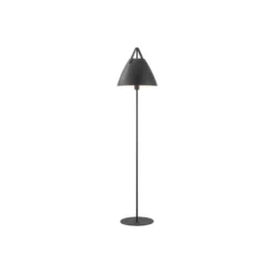 DFTP by Nordlux Strap Golvlampa Metall och Leather Svart | Passande för E27