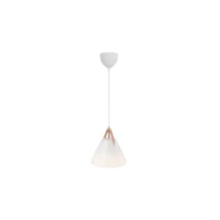 DFTP by Nordlux Strap 27 Pendellampa Glas och Metall Vit | Passande för E27
