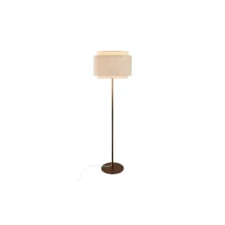 DFTP by Nordlux Takai Golvlampa Metall och Textil Beige | Passande för E27