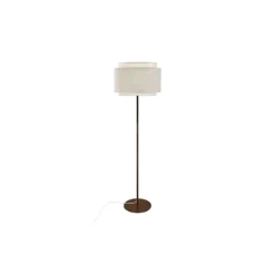 DFTP by Nordlux Takai Golvlampa Metall och Textil Beige | Passande för E27