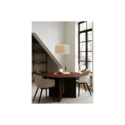 DFTP by Nordlux Takai Pendellampa Rostfritt Stål och Textil Beige | Passande för E27