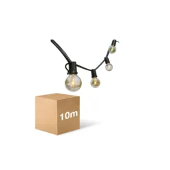 D'Lite Sparkl LED Ljusslinga 4W 250lm - 827 Extra Varm Vit | IP44 - 2x 5m (10m Totalt) - Anslutbar Upp till 25m