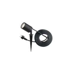 D'Lite Spik Ljus Fuse Strömkabel Svart | IP65 - Passande för 1x GU10 | incl. cable 2 Meter
