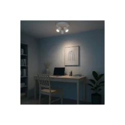 D'Lite Taklampa Beitem Matt Vit FSC Trä | Passande För 3x GU10