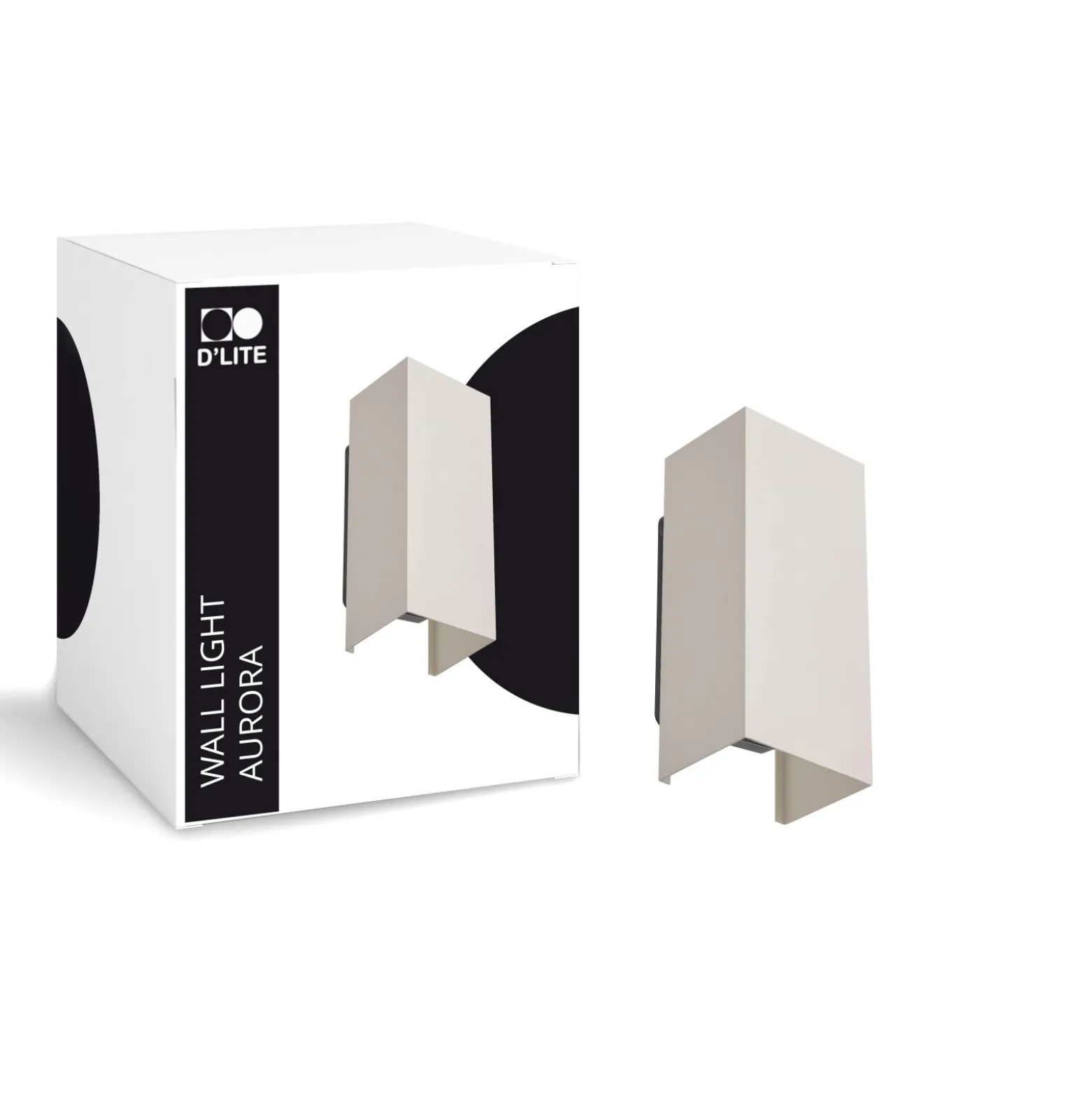 D'Lite Vägglampa Aurora Vit Up & Down 6.5W 500lm - 830-840 CCT | IP54