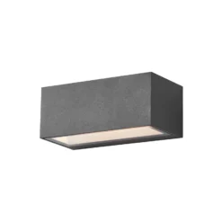 D'Lite Vägglampa Bello Svart Up & Down 12W 850lm - 830 Varm Vit| IP54