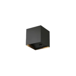 D'Lite Vägglampa Elingen Aluminium Svart Up & Down 2.9W 170lm - 830 Varm Vit | IP65 - Batteridriven - Ljussensor