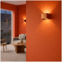 D'Lite Vägglampa Elingen Bronze Up & Down 4.9W 480lm - 830 warm Vit | IP54