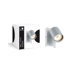 D'Lite Vägglampa Prisma Metall Silver | IP20 - Passande för 1x GU10