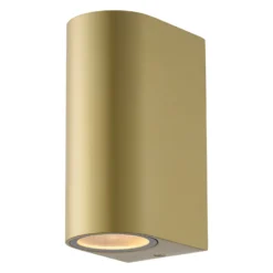 D'Lite Vägglampa Vossem Guld Up & Down| IP54 - Passande för 2x GU10