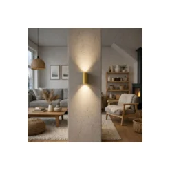 D'Lite Vägglampa Vossem Guld Up & Down| IP54 - Passande för 2x GU10