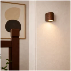 D'Lite Vägglampa Vossem Rostig| IP54 - Passande för 1x GU10
