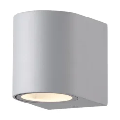 D'Lite Vägglampa Vossem Silver| IP54 - Passande för 1x GU10