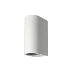 D'Lite Vägglampa Vossem Vit Up & Down | IP56 - Passande För 2x GU10