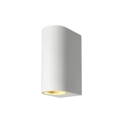 D'Lite Vägglampa Vossem Vit Up & Down | IP56 - Passande För 2x GU10