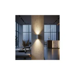 D'Lite Vägglampa Vossem Vit Up & Down | IP56 - Passande För 2x GU10