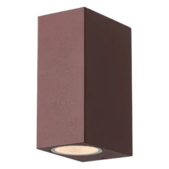 D'Lite Vägglampa Vrebos Rostig Up & Down| Passande för 2x GU10