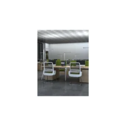 Dotlux LED Golvlampa Roof Butler Silver 80W 8800lm - 840 Kallvit | UGR <19 - 1-10V Dimbar - Rörelsesensor