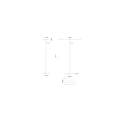 Dotlux LED Golvlampa Studio Butler Duo Dubbel Head Silver 160W 17600lm - 840 Kallvit | UGR <19 - 1-10V Dimbar - Rörelsesensor