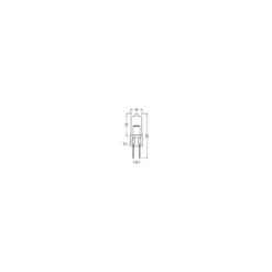Dubbelpack 2x Osram Halostar Ugn G4 Kapsel 20W 300lm - 929 Extra Varm Vit