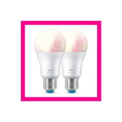 Dubbelpack 2x WiZ Smart LED E27 Päron Filament Matt 9W 806lm - 822-865 Justerbar Vit + RGB | Dimbar - Ersättare 60W