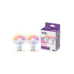 Dubbelpack 2x WiZ Smart LED Spot GU10 PAR16 5W 400lm 36D | Bästa Färgåtergivning - Dimbar - Ersättare 50W