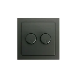 EcoDim Dimmerknapp DUO Busch-Jaeger Future Linear incl. Rotary Lock Platta