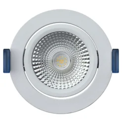 EcoDim Infälld Spot Vit 6W 450lm 60D 827- 860 Justerbar Vit | RGB - 85mm - Utskärning 75mm - IP54 - Zigbee Dimbar