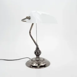 Eglo Bordslampa Banker Stål Vit | Passande För 1x E27