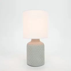 Eglo Bordslampa Bellariva Ceramic Grå | Passande För 1x E14