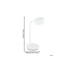 Eglo Bordslampa Cabales Vit 4.6W 490lm - 830 Varm Vit | IP20
