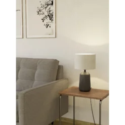 Eglo Bordslampa Capalbio Ceramic Grå | Passande För 1x E27