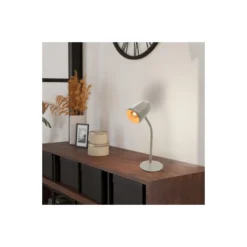 Eglo Bordslampa Carlo Stål Sandig | Passande för 1x E14