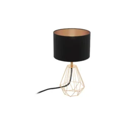 Eglo Bordslampa Carlton 2 Stål Koppar Svart | IP20 - Passande för 1x E14