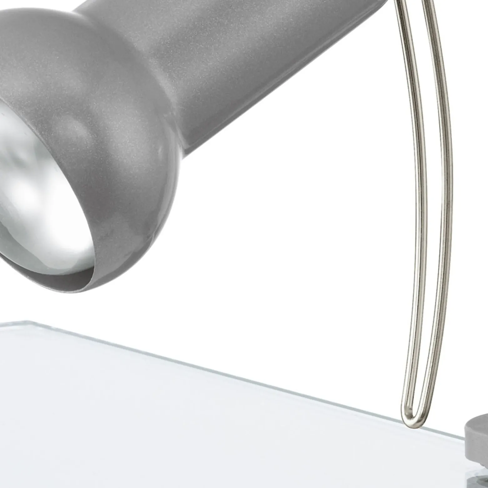 Eglo Bordslampa Fabio Stål Silver | Passande För 1x E14