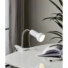 Eglo Bordslampa Fabio Stål Vit | Passande För 1x E14