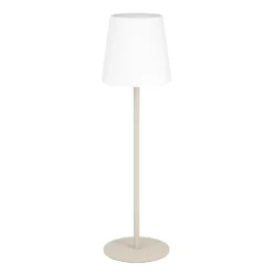 Eglo Bordslampa Fiorana Stål Beige | Passande För 1x E14