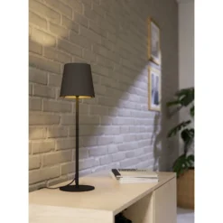 Eglo Bordslampa Fioran Stål Svart | Passande För 1x E14