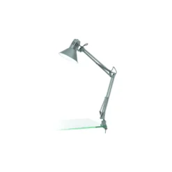Eglo Bordslampa Firmo Stål Silver | IP20 - Passande för 1x E27