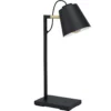 Eglo Bordslampa Lacey Stål Svart Trä | Passande För 1x E14