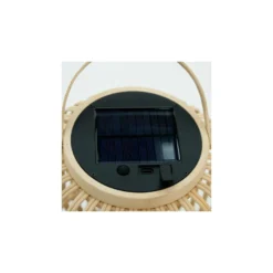 Eglo Bordslampa Marliano Solar Trä Brun 3W 300lm - 840 Kallvit | IP44