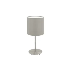 Eglo Bordslampa Pasteri Stål Satin Nickel | IP20 - Passande för 1x E14