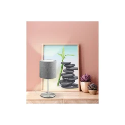 Eglo Bordslampa Pasteri Stål Satin Nickel | IP20 - Passande för 1x E27