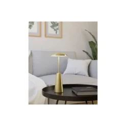 Eglo Bordslampa Piccola Stål Guld 2W 270lm - 824-830-840 CCT | IP54 - Touch Dimbar - USB-C